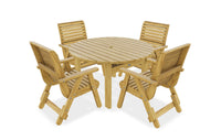 Thumbnail for Table ronde Margot 127 cm plus 4 chaises Elli